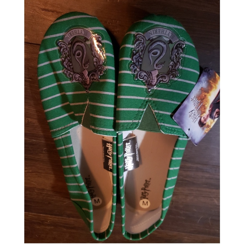 Harry Potter slytherin slip on shoes